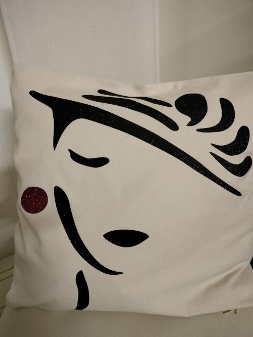 Coussin naturel Dame 2 22.12 