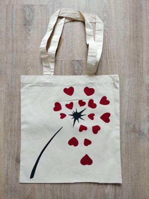 Sac naturel fleur