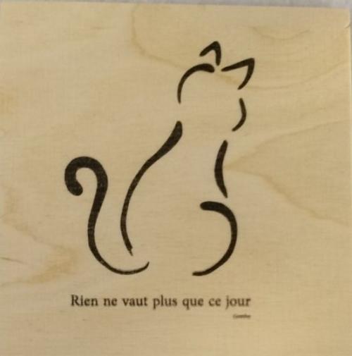 Dessous de verre Chat